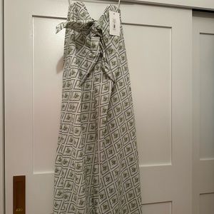 Caroline Constas, Kaia Dress, White Diamond Palm, XS